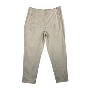 Raffaello Rossi Rola O Pants light tan straight crop sz 8 (40)